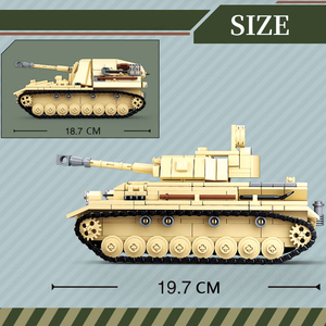 Zhorya <span class=keywords><strong>Sluban</strong></span> 543 pièces Panzer IV série militaire réservoir blocs de construction réservoir modèle kits de construction - Product Image 3