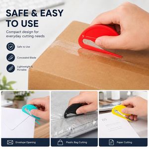 Custom Logo Letter Slitter Opener Plastic Knife <b>Envelope</b> Package Paper <b>Box</b> Mail Customer Purchase <b>Gifts</b> - Product Image 6