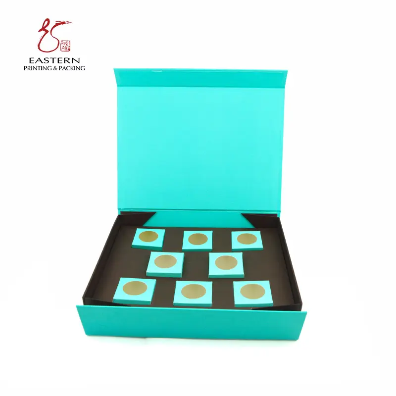 Boîte d'emballage cadeau magnétique de luxe pour gâteau de lune boîte cadeau personnalisée en papier savon pour téléphone électronique avec logo