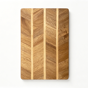Planche à découper en <span class=keywords><strong>bois</strong></span> d'acacia et caoutchouc, double face, qualité alimentaire, pour cuisine - Product Image 4