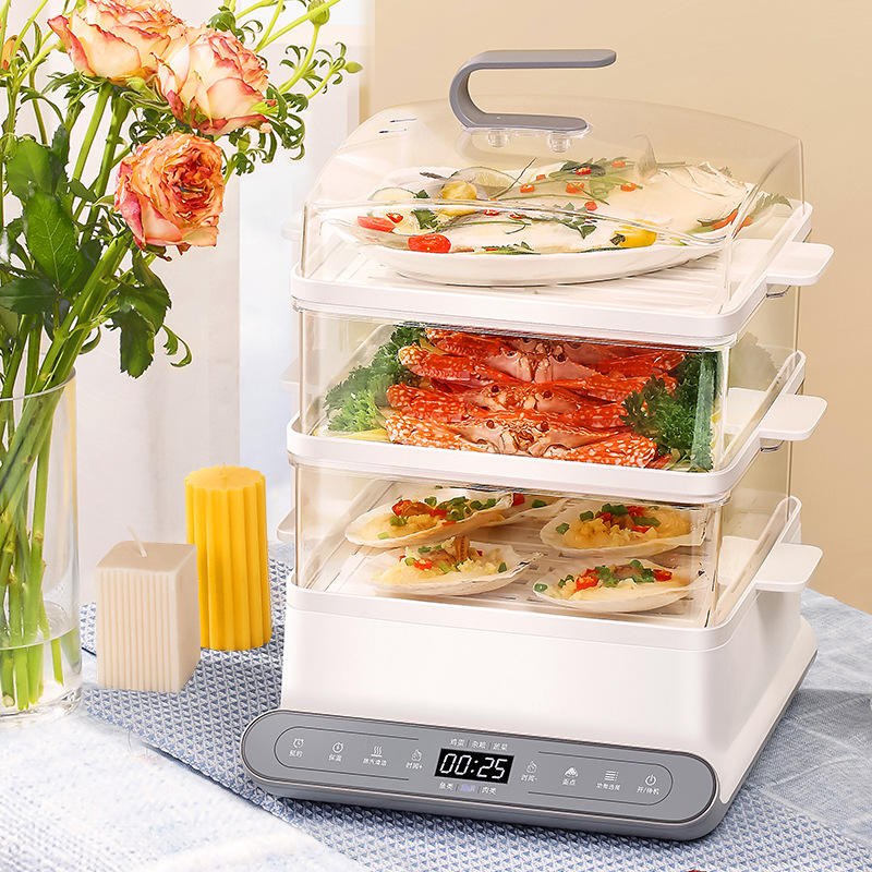 หม้อนึ่งไฟฟ้า Goodwife สามชั้น [รุ่นสมาร์ท]