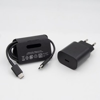 Charge super rapide 25W PD Chargeur UK US EU Plug USB C Chargeur Câble Type c Adaptateur de voyage pour Samsung Galaxy S25 S24 Ultra S23