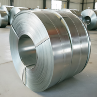 Bande d'acier Aluzinc haute résistance en bobine étroite, revêtue d'Al-Zn, 55% Al-Zn, en acier Galvalume pour tuyaux flexibles et toitures