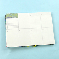 Cahier agenda coloré et créatif personnalisé, bloc-notes A4/A5, avec fleurs, pour planificateur quotidien