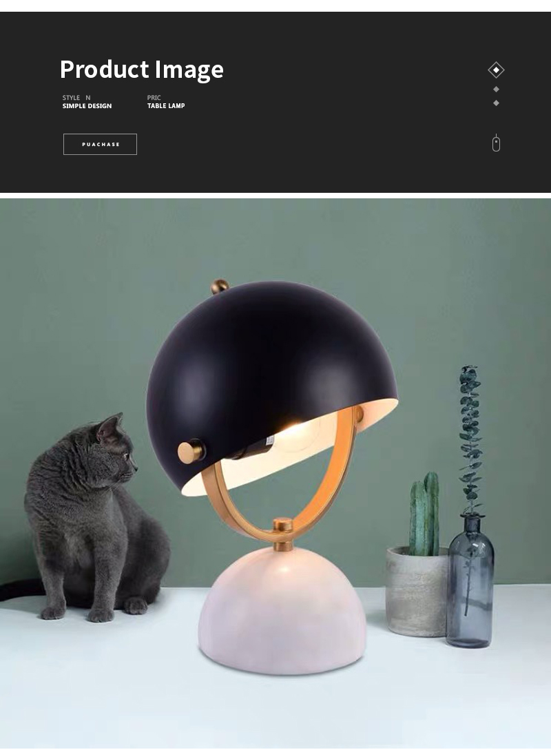 Creative Design Shape Of Black Helmet Desk Lamp Modern Art Style Desk Light Customization Home Use Study Table Lamps