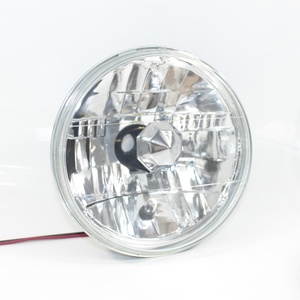 5-3/4 Crystal Clear Halogen Hi Beam <span class=keywords><strong>Headlight</strong></span> 60W 6000K Bombilla con conectores de cables Nueva condición Faro de plástico - Product Image 3