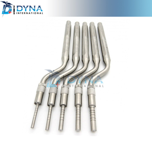 5 Pieces Dental Surgical Osteotomes Bone Spreading Adjustable Screw Concave Tip - Product Image 1