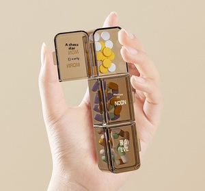 Vente chaude en plastique 7 jours <span class=keywords><strong>pilulier</strong></span> hebdomadaire <span class=keywords><strong>pilulier</strong></span> Portable étui pour tablette <span class=keywords><strong>pilulier</strong></span> - Product Image 6