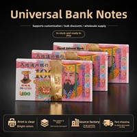 Papel de Ofrenda para Ancestros, Billetes del Infierno, Monedas de Papel para Quemar en el Túmulo y Monedas del Mundo Subterráneo, Artículos para el Culto Ancestral