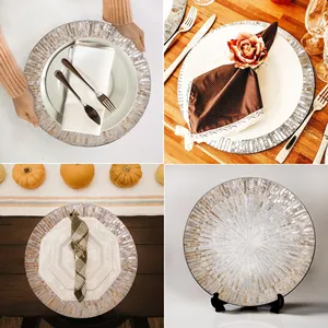 Mantel Individual de nácar seleccionado superior, con incrustaciones de Mantel Individual Capiz, regalo único, mantel Individual redondo hecho a mano adecuado para restaurante - Product Image 2