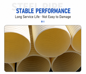 <span class=keywords><strong>Tubería</strong></span> <span class=keywords><strong>Corrugada</strong></span> de Doble Pared de <span class=keywords><strong>PVC</strong></span> <span class=keywords><strong>para</strong></span> Drenaje Subterráneo y Protección de Cables - Product Image 3