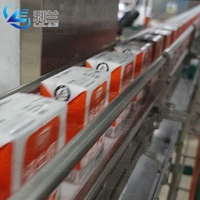 Machine d'emballage intelligente pour cartons enveloppants de canettes de lait et de barils de boissons minérales