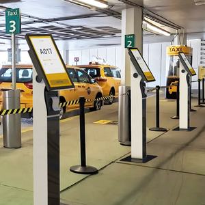 Kiosque interactif de file d'attente de libre service de billetterie de <span class=keywords><strong>taxi</strong></span> d'aéroport de plancher de 21.5 pouces pour des passagers - Product Image 1