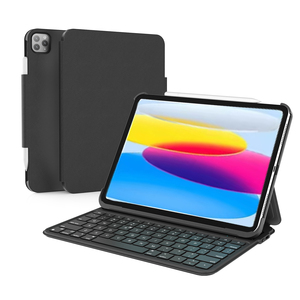 Bàn Phím Trường Hợp Đối Với iPad <span class=keywords><strong>Pro</strong></span> 11 M1 M4 Không Khí 10.9 M1 M3 Máy Tính Bảng Đứng Siêu Mỏng Trọng Lượng Nhẹ Và Tuổi thọ Pin Dài Với Phím Tắt - Product Image 1
