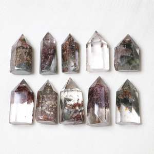 Vente en gros de cristaux naturels polis CrystalHola, quartz fantôme, pointe de 3-4 cm, tendance de la mode, cristal apaisant, décoration pour la maison, le bureau et la chambre - Product Image 2