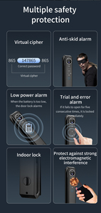 Nuovo prodotto S959MAX 3D FaceTuya WiFi APP con videochiamata Cerradura biometrico codice di impronte digitali Card Smart Lock - Product Image 6