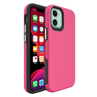 Coque de téléphone à double protection, coque en TPU antichoc pour iPhone 12 Mini Pro Max