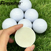 Lot de 2 balles de golf blanches en Surlyn, en stock, vente en gros directe d'usine, sensation douce, en vrac, prêtes à être expédiées