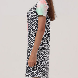 2024 donne ragazze estate maniche corte abiti Casual una linea svasata prendisole per festa abito da spiaggia - Product Image 3