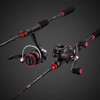 Joran Pancing Karbon Fiber OEM Berkualitas Tinggi ML Bait Casting Slow Action untuk Ikan Mas di Danau dan Sungai Pesca Gagang EVA