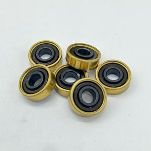 ลูกปืนสเก็ต 608 ชุบทองไทเทเนียมแบบกำหนดเอง ขายดี ลูกปืนเซรามิกไทเทเนียมเต็มรูปแบบ 608 2RS - Product Image 2