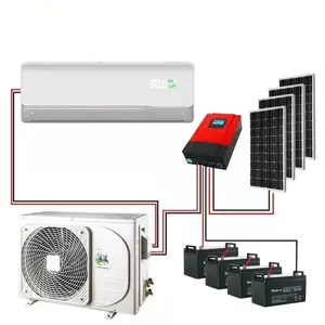 Acondicionador de aire con ahorro de energía Solar, 24000 btu, refrigeración y calefacción