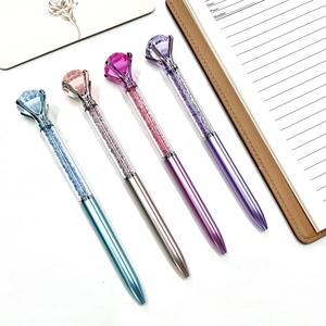 Penne a Sfera di Lusso 0.7mm, Scrittura Fluida, Forma a Fiocco in Plastica, Brillanti con Glitter e Diamanti Frantumati - Product Image 1