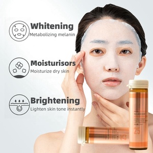 OEM anti-inflamatuar melanin sökücü whitening cyrrhiza glabra beyazlatma kızdırma tarifi için hızlı cilt yüz kiti cilt bakımı yüz maskesi
