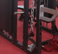 Équipement de musculation en acier de haute qualité, multifonctionnel, demi-rack de musculation, station de squat super, machine Smith, croisement de câbles, musculation
