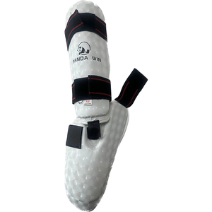 Protección de alta calidad artes marciales sparring WTF taekwondo <span class=keywords><strong>TKD</strong></span> empeine Shin Guard - Product Image 6