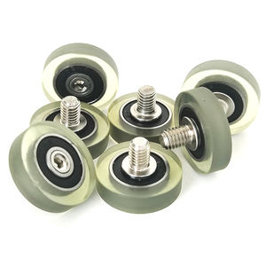 Polyurethan-Rad mit Lager und Schraube OD 11-16mm Geräuscharmer Rollenlaufrad für Schiebetüren und Fördersysteme - Product Image 6