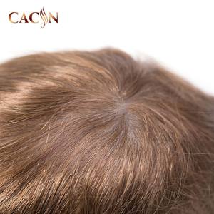 Toupet de cheveux crus Super Skin 0.08mm postiche pour hommes avec perruques de cheveux bruts de haute qualité pour hommes toupet - Product Image 6