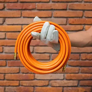 Master with 12 units Compressor <b>hose</b>, <b>PVC</b>, 15m x 1/4', Truper - Product Image 1