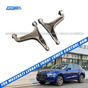 Pièces de voiture d'occasion, bras de suspension inférieur avant en aluminium argenté pour Maserati Levante 2017-2025 670031993 670031992 - Product Image 1
