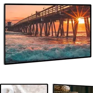 32 43 55 65 Inch Aan De Muur Gemonteerde Usb Android Panel Ad Media Touch Screen Hd Lcd Digitale Menuborden Reclame Speler Display