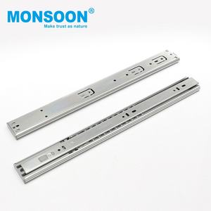 Ekstensi penuh 45mm dorong untuk membuka laci geser satu geser di bawah laci Correderas untuk Oculta Cajon bantalan bola Slide untuk meja - Product Image 1