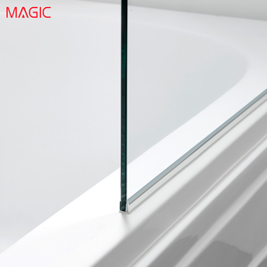 Paroi de <span class=keywords><strong>douche</strong></span> coulissante <span class=keywords><strong>pliable</strong></span> pour hôtel, design européen, en aluminium aviation, pour salle de bain - Product Image 2