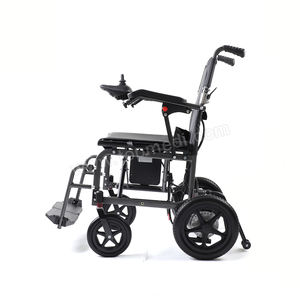 Silla de Ruedas Eléctrica de Fibra de Carbono con Pintura Acuarela, Aprobada por ISO, Motor con Sistema de Freno Automático - Product Image 4