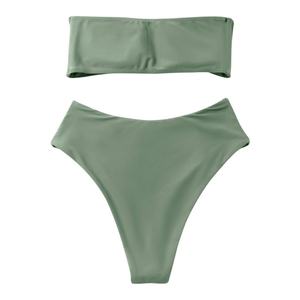 Conjunto de Bikini de 2 Piezas OUTPACE, Sexy y Transparente con Estampado, para Mujeres Maduras, con Sujetador Push-Up, en Oferta - Product Image 1