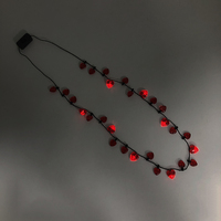Guirlande lumineuse à LED, 10 pièces, ampoule cœur, collier, fête de carnaval, guirlande lumineuse, décorations scintillantes