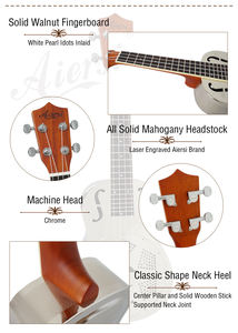 <span class=keywords><strong>Ukelele</strong></span> Resonador <span class=keywords><strong>Aiersi</strong></span> de 24 Pulgadas, 4 Cuerdas, Acabado Brillante, Cuerpo de Latón Metálico, Instrumento Musical de Cuerda Hawaiano, Venta al Por Mayor Personalizada - Product Image 6