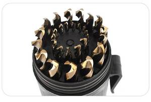 29 cái 1/16 "-1/2" Cobalt khoan bit thiết lập M35 HSS Twist <span class=keywords><strong>Drill</strong></span> Bit thiết lập cho cứng Kim Loại Gang thép không gỉ - Product Image 3