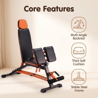 Çok Amaçlı Çok Açılı Sırt Destekli Kas Geliştirme Fitness Ekipmanı Ev Spor Salonu Antrenman Ağırlık Sehpası