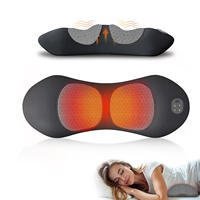 Eveekon Multifunktionales Lendenmassagegerät mit Luftkompression Wärme Vibration Airbag-Streckungstherapie Memory-Schaum Rückenstütze