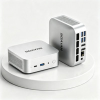 Mini PC de 16G/24G LPDDR5, Intel 185H Ultra 9, Unidad SSD NVMe, 16 Núcleos, para Juegos, con Windows 11 Pro, Linux, Ai Boost, de Fábrica