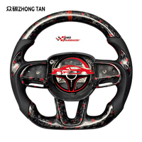 Volant de course en fibre de carbone pour Dodge Challenger SRT Hellcat - Style sportif, ajustement parfait, poignée de 40 mm