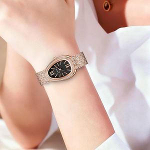 นาฬิกาควอตซ์ประดับเพชรสีโรสโกลด์รูปวงรี LG89275 Lige สำหรับผู้หญิงนาฬิกาตัวเลขโรมันแนววินเทจสำหรับผู้<span class=keywords><strong>หญิง</strong></span> - Product Image 6