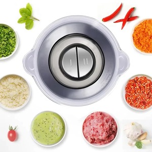 New Electric Meat Grinder Stainless Steel Food Processor Chopper Kitchen Utensils Vegetable and Fruit Chopper Household Grinder - Product Image 5