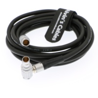 Câble de données Alvin's Cables 1,2 m 7 broches mâle vers 7 broches mâle pour récepteur Trimble R7 vers caméscope/appareil photo, coudé/droit