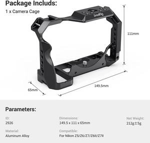 เคสอลูมิเนียมอัลลอยด์ Smallrig สำหรับกล้อง Nikon Z5 / Z6 / Z7 / <span class=keywords><strong>Z6II</strong></span> / Z7II -2926 - Product Image 6